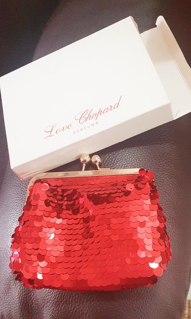 Red sequin clutch bag online