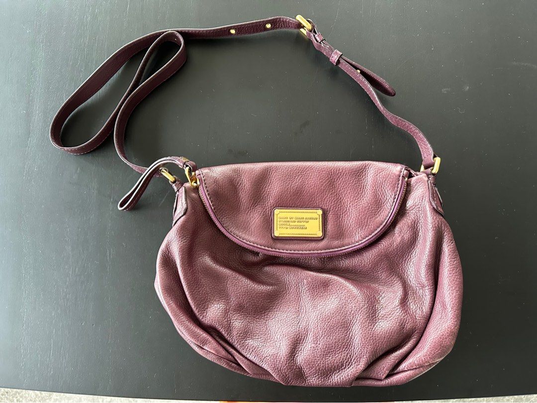 Marc jacobs purple purse outlet