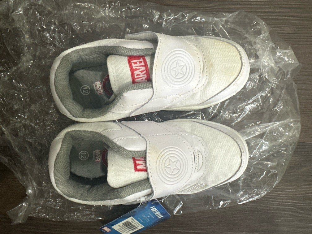 Marvel Avengers White School Shoes