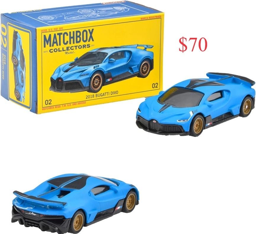 MATCHBOX 2023 NISSAN Z/ 2022 LEXUS/ 1994 MITSUBISHI 3000GT/2018 BUGATTI DIVO/1955  FORD PANEL DELIVERY (GBJ48), 興趣及遊戲, 玩具& 遊戲類- Carousell