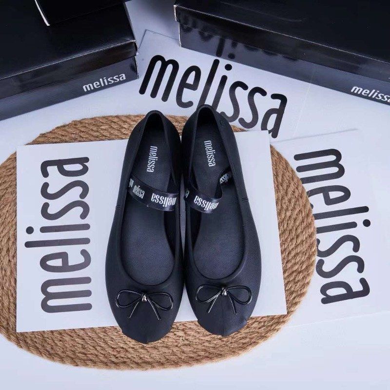 Melissa Sophie Flatshoes Black