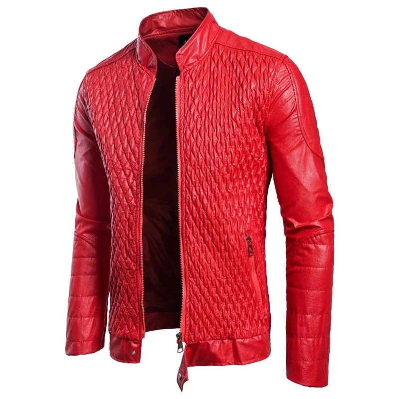 Red jacket hotsell leather