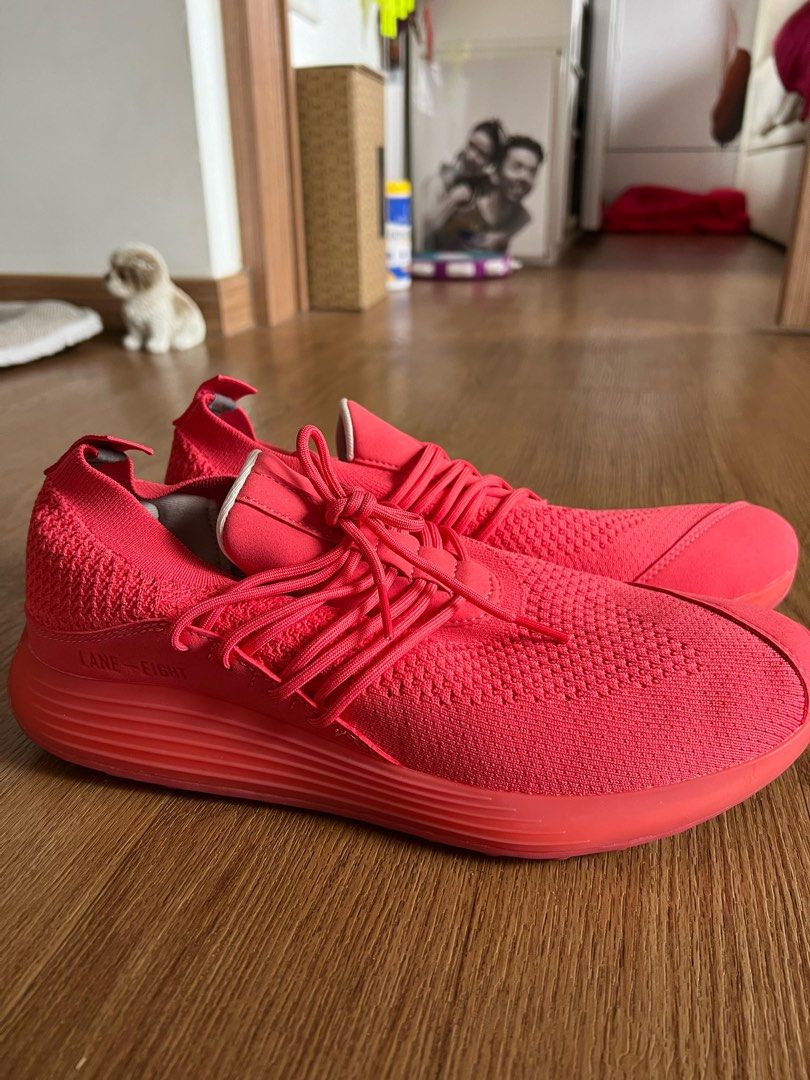 Pull and bear red shoes on sale