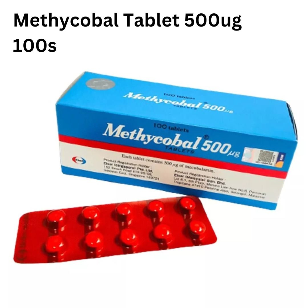 Methycobal 500ug tablets 100s Contains 500mcg of Methylcobalamin