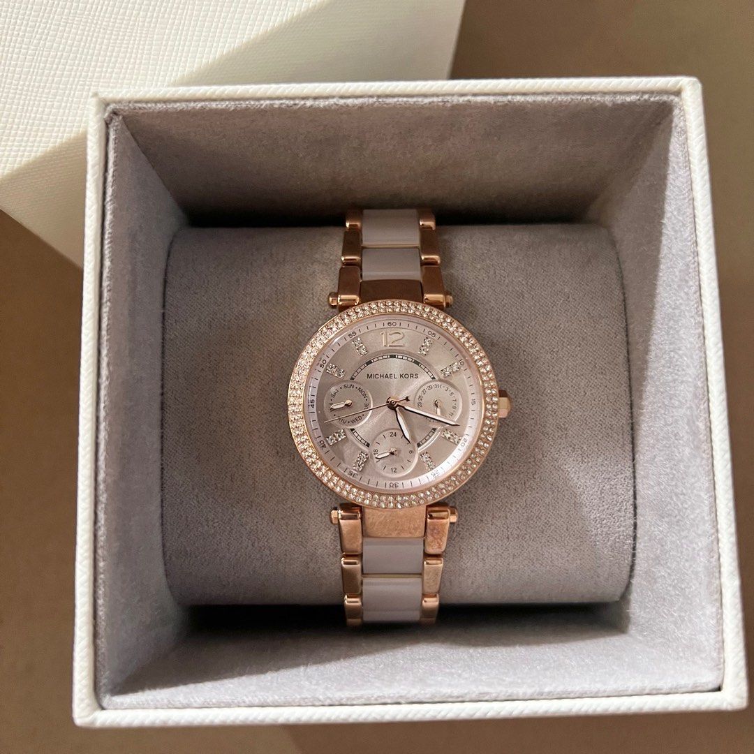 Michael kors deals watch mini parker
