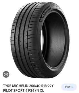 Michelin PS5 225 45 18 , 245 40 18, Auto Accessories on Carousell