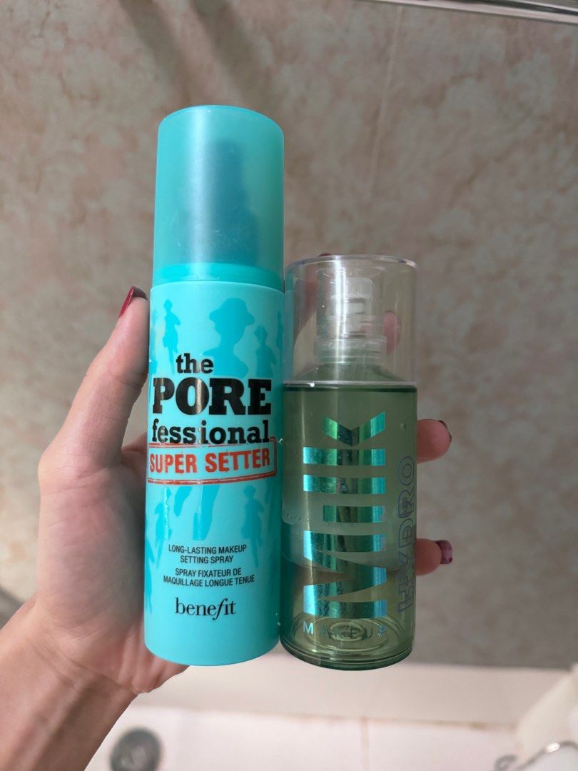Milk Hydro Primer / Benefit Porefessional Super Setter (Category: Makeup) located in Arayat. Submitted by hersheykylie (Listing ID 1273153901, Image 1). Description: 1000 each Benefit full size used twice like new! Milk primer full size please see photo for the remaining amount Nego for fast transaction no lowballers.