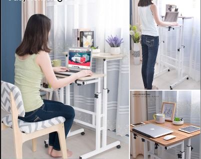 Movable store computer table