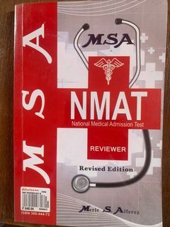 MSA NMAT Reviewer Companion Volume Revised Edition