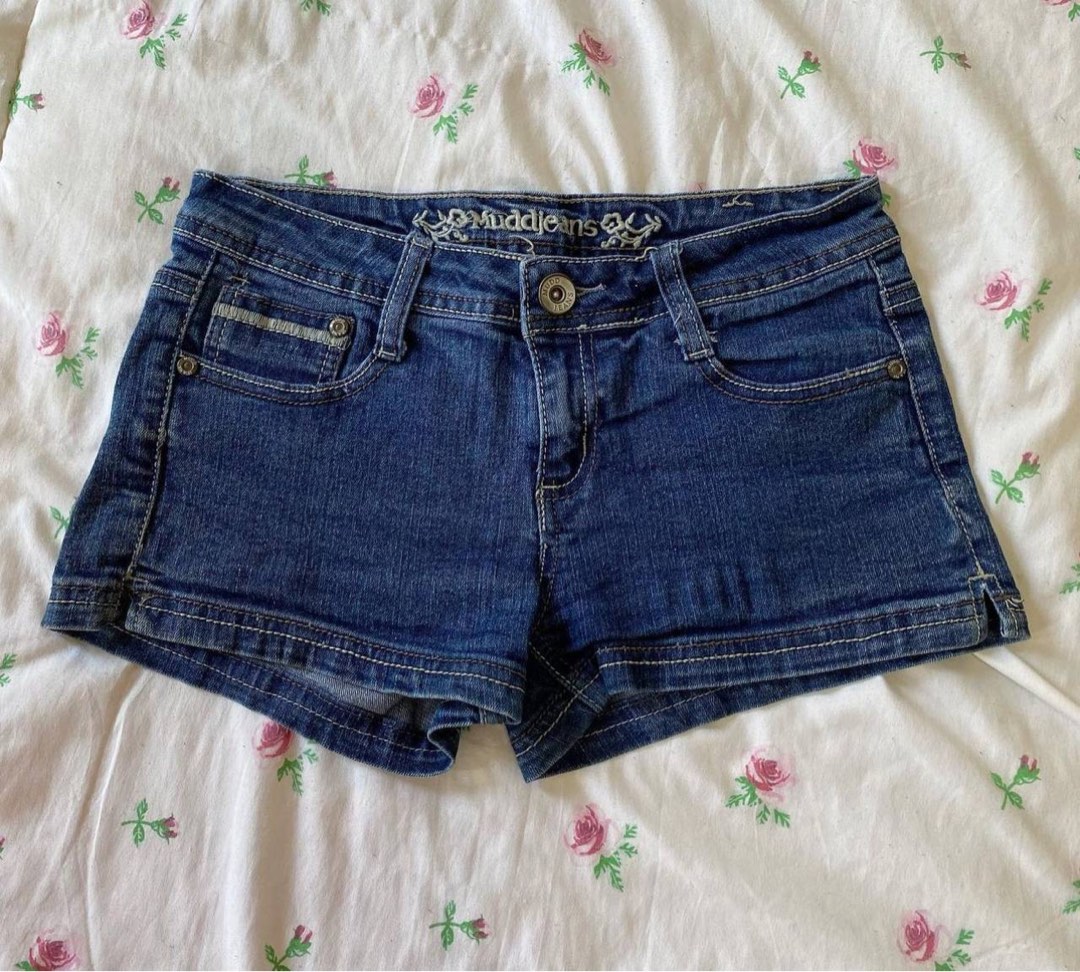 Mudd jeans low waist denim shorts Y2K thrift vintage Women s