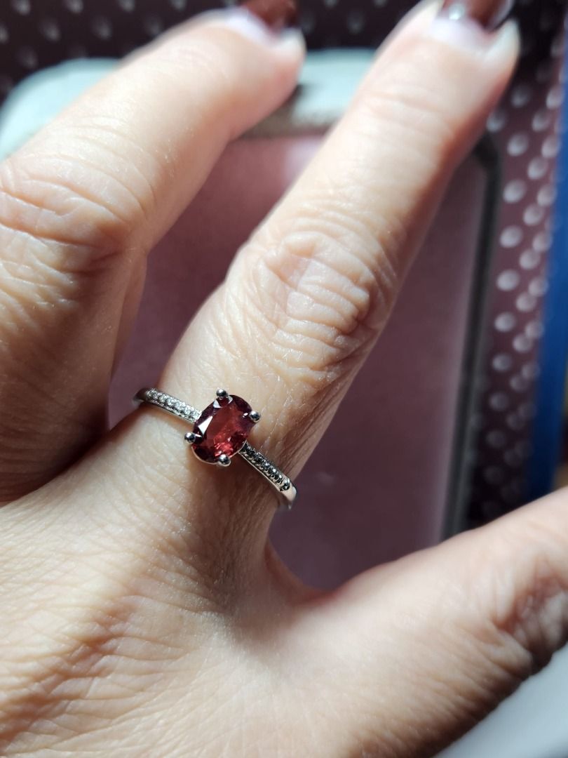 Garnet hotsell crystal ring