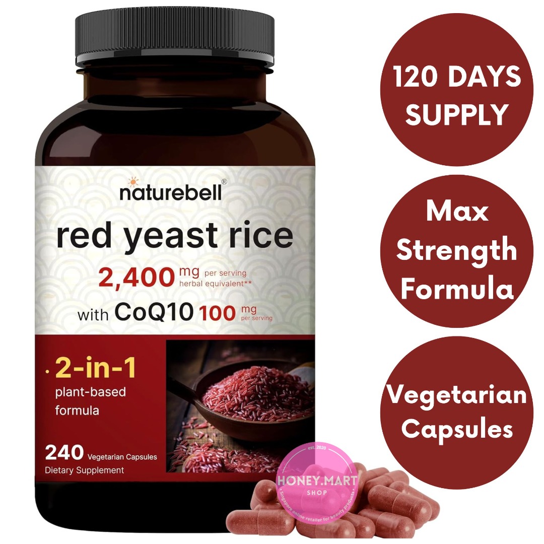 NatureBell Red Yeast Rice Supplement, Health & Nutrition, Health