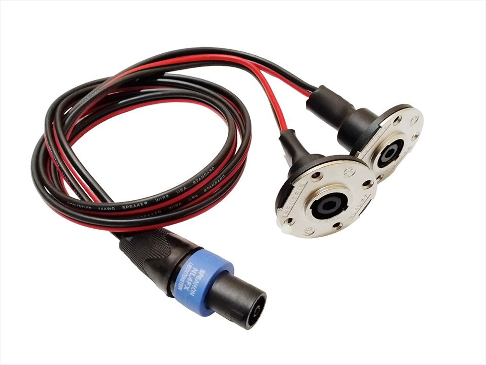 SinLoon Speakon naar XLR Kabel 22AWG Speakon naar XLR 3Pin Vrouwelijke Audio Verlengkabel met Twist Lock voor Versterker Pro DJ PA Stage (0.5M/1.6FT Speakon Vrouwelijk