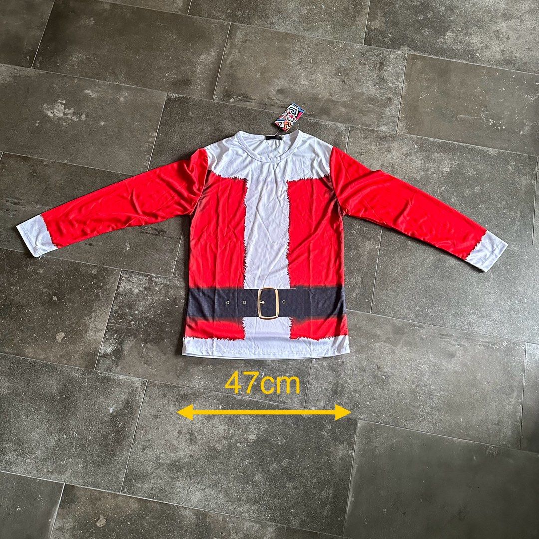 NEW Santa Christmas Wear Men s Fashion Tops Sets Tshirts