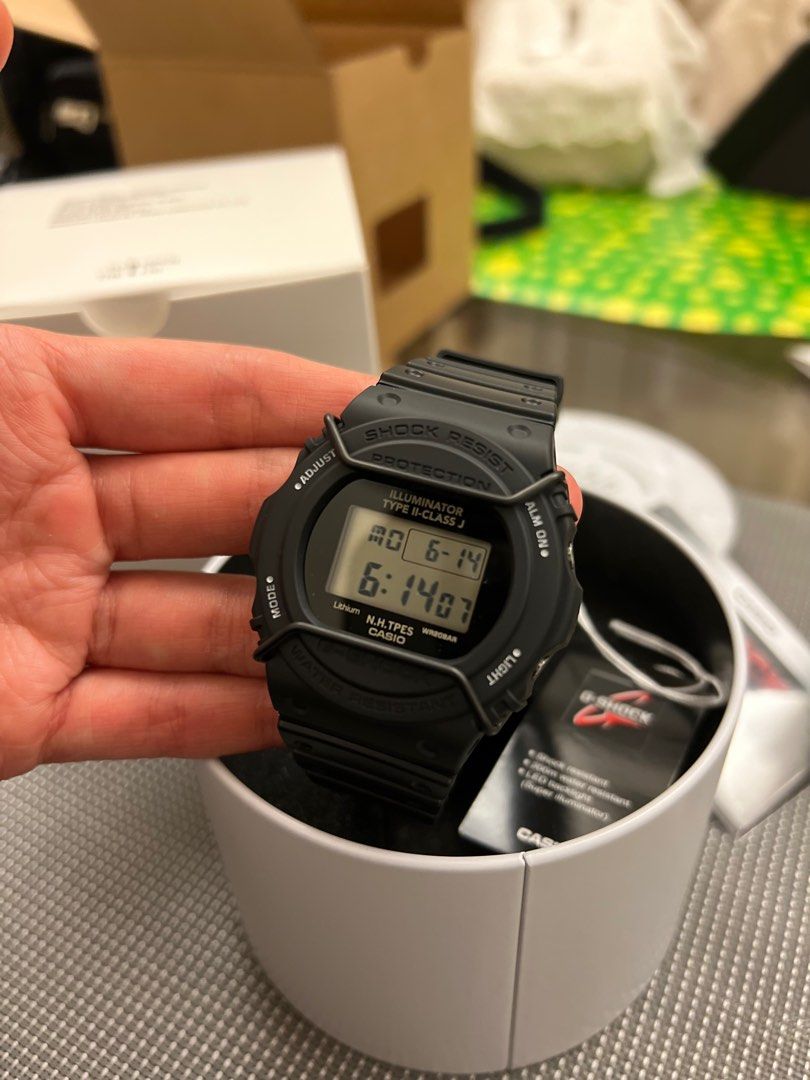 N.HOOLYWOOD x G-Shock DW-5700NH-1, 男裝, 手錶及配件, 手錶- Carousell