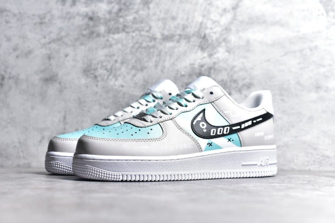Nike Air Force 1 Low Grey blue shoes