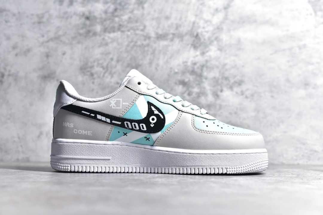 Nike air force outlet 1 low grey blue