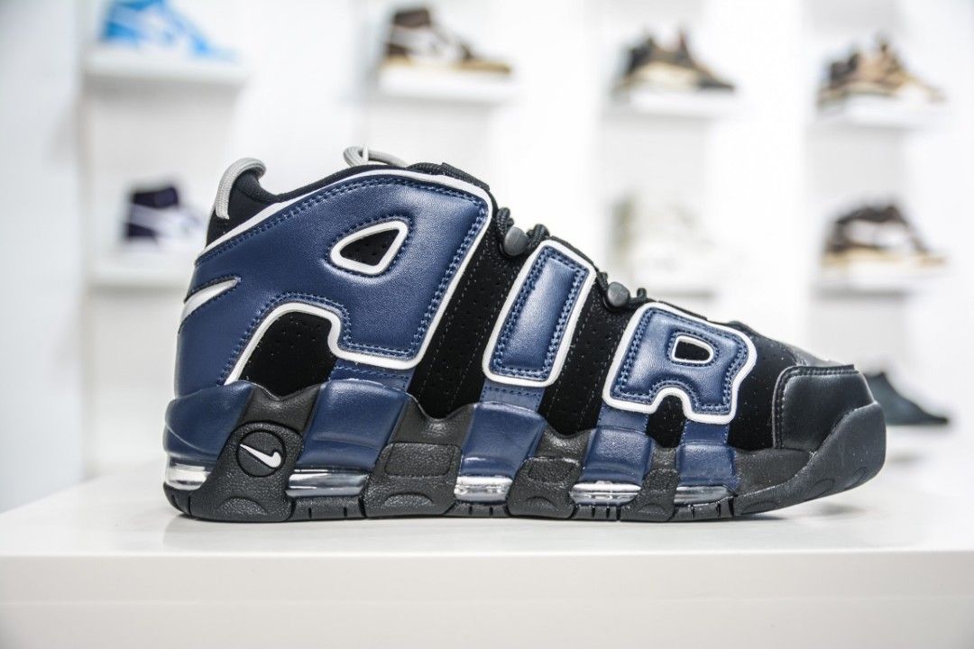 Nike uptempo 96 shop navy blue
