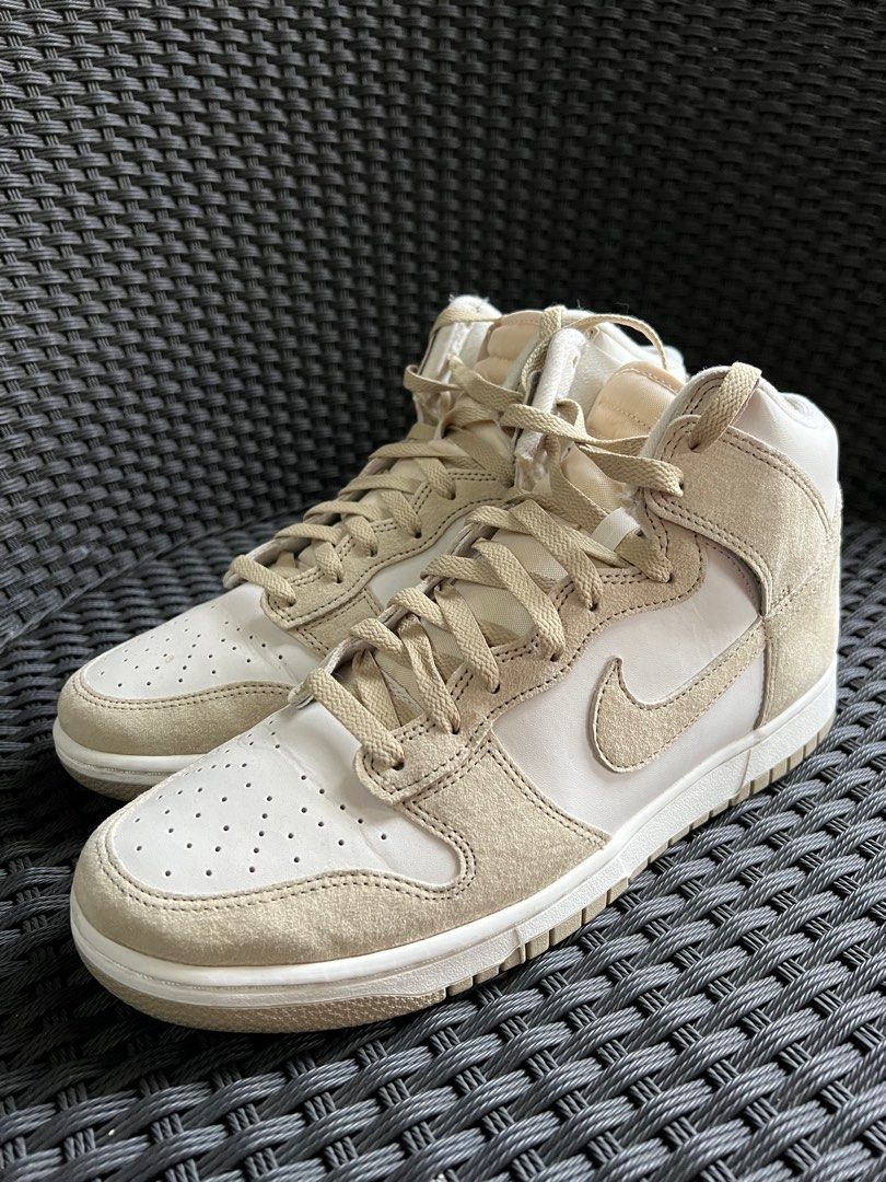 Nike Dunk High “Sand”, Men's Fashion, Footwear, Sneakers on Carousell