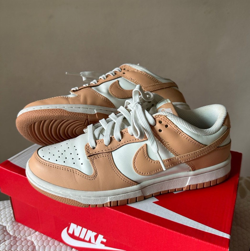 Nike Womens Harvest Moon Dunk Low Shoes Panda, Women's Fashion