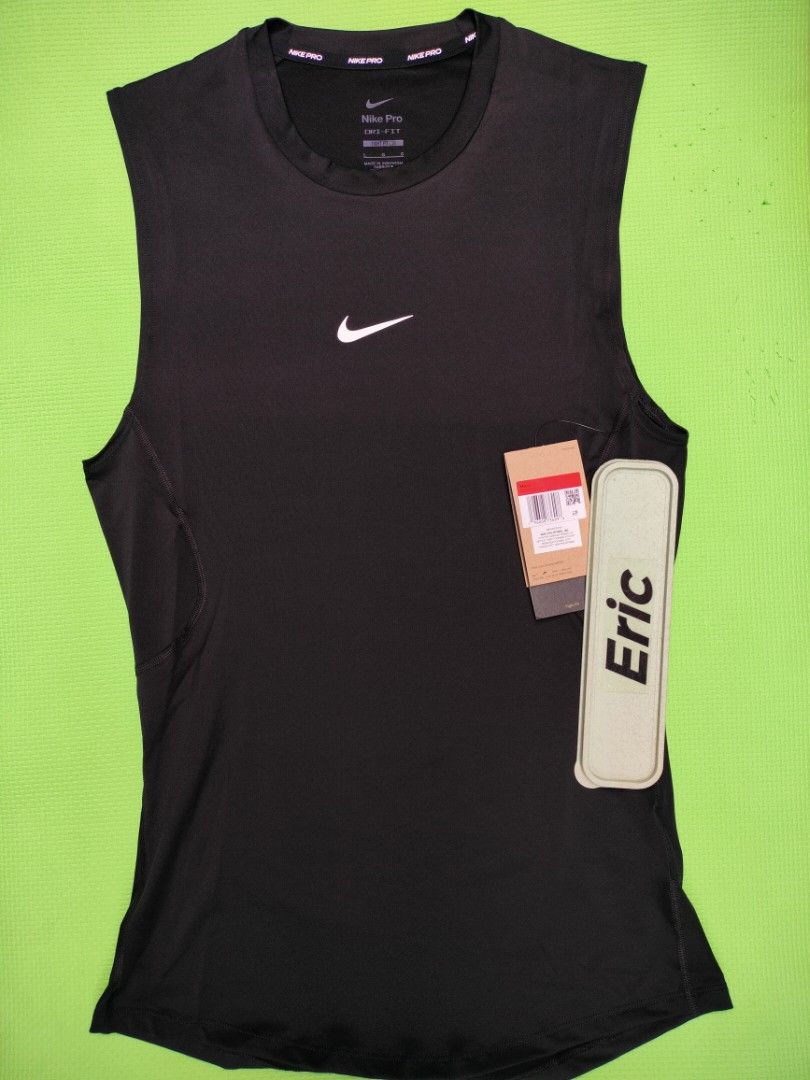 Nike Pro Dri Fit Compression Tank Top, Men's Fashion, Activewear on  Carousell