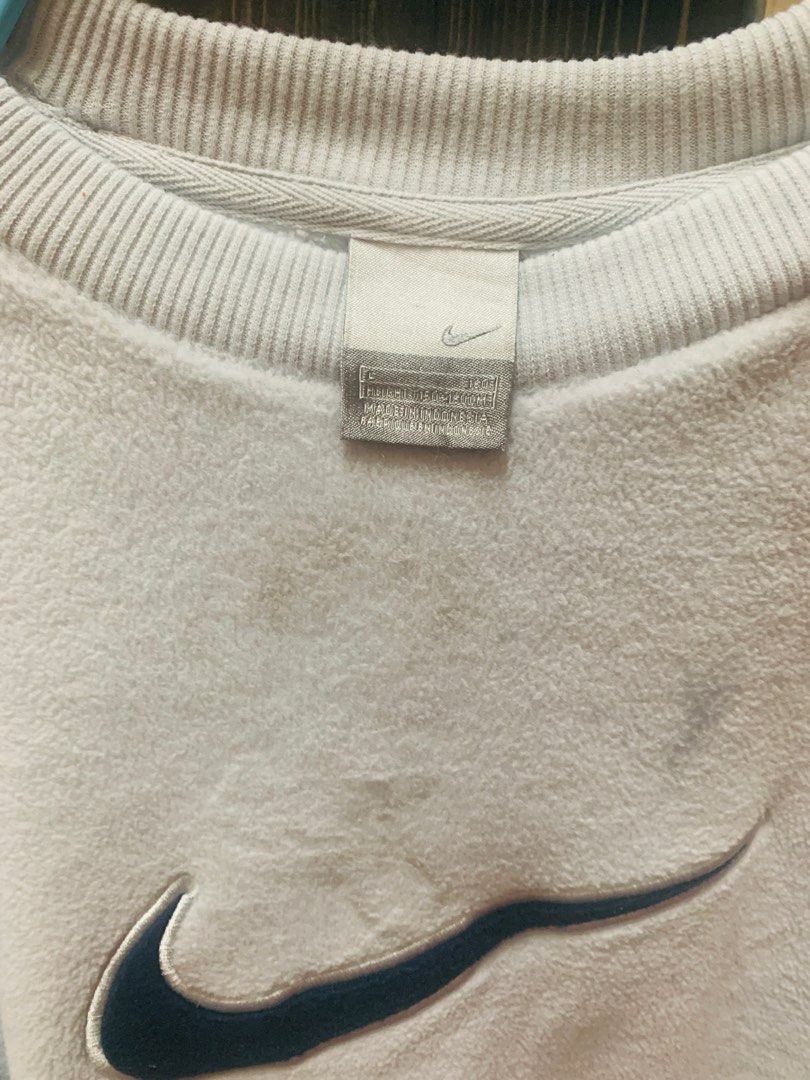 Pull nike beige vintage cheap