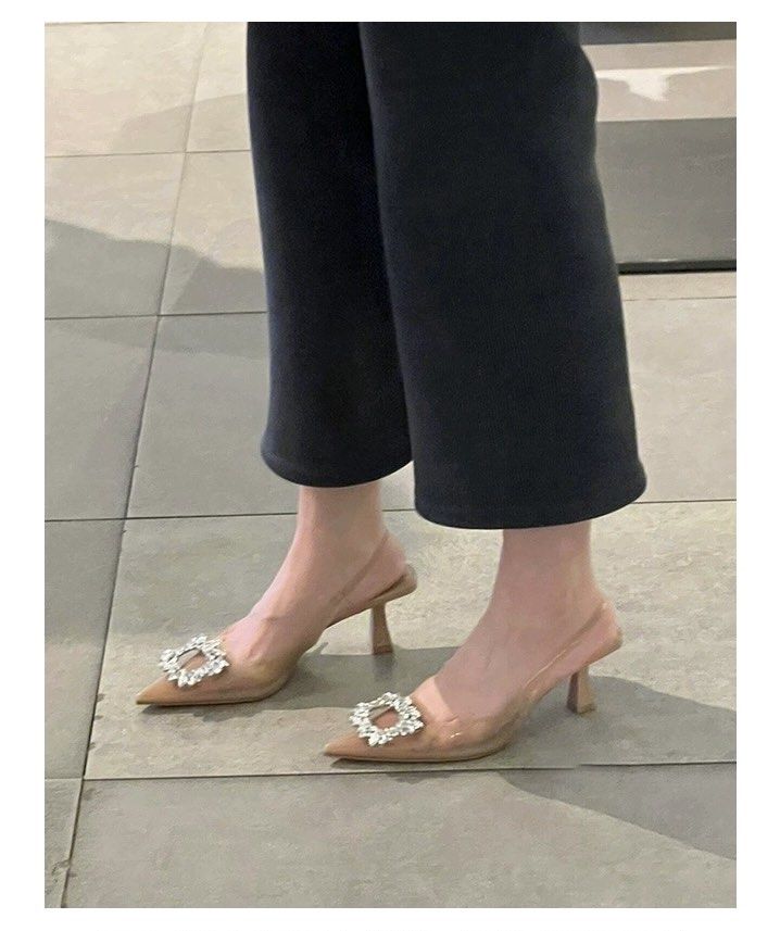 Nude vinyl deals heels