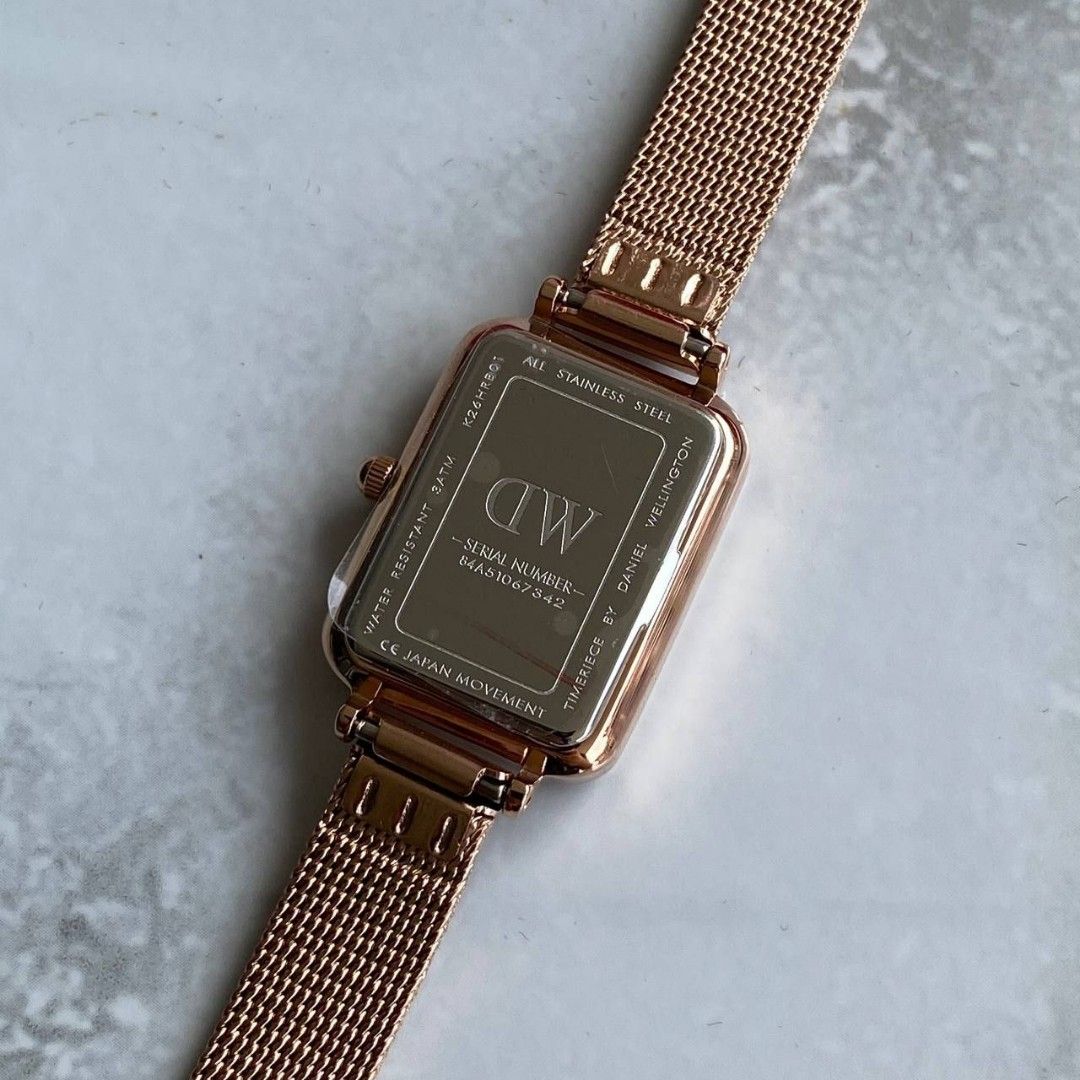 Original Daniel Wellington Quadro Pressed Melrose Black Women s