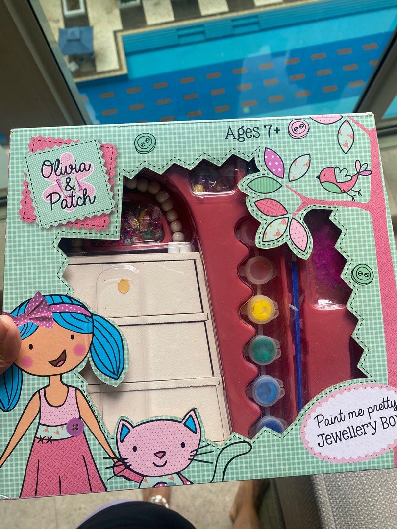 Paint your own jewellery box, Hobbies & Toys, Toys & Games on Carousell