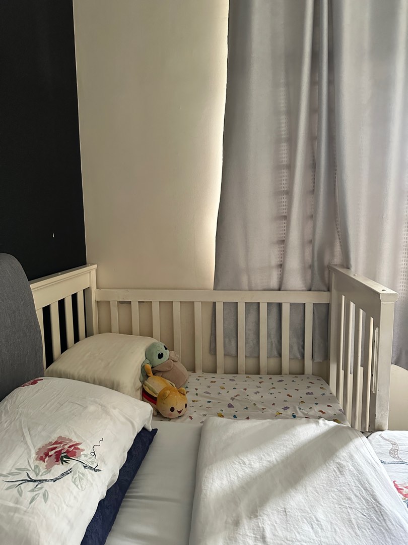 Pamco solid wood baby cot, Babies & Kids, Baby Nursery & Kids Furniture