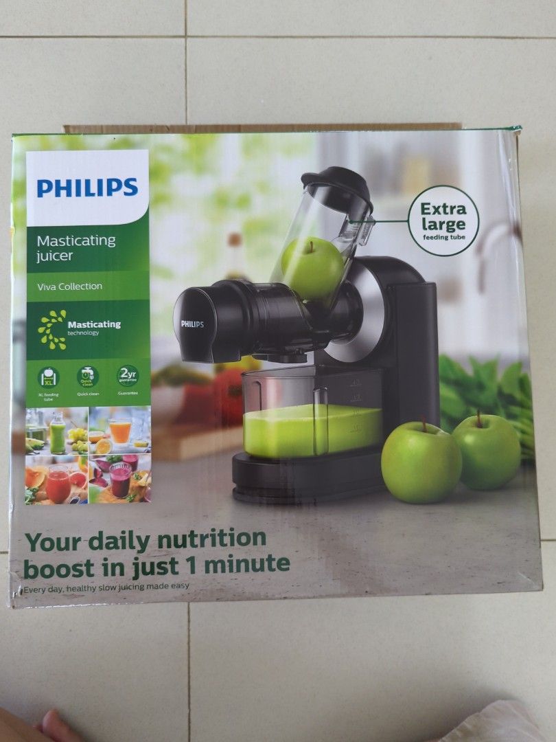 PHILIPS masticating juicer, TV & Home Appliances, Kitchen Appliances