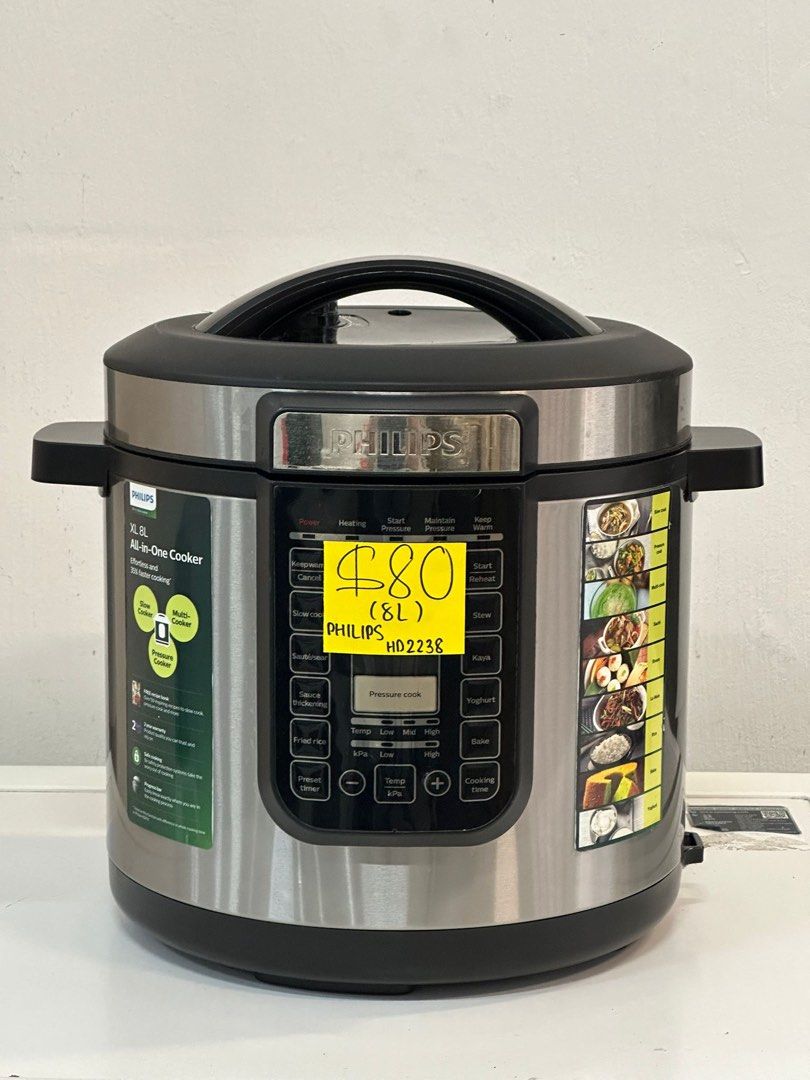 Philips 8l clearance pressure cooker