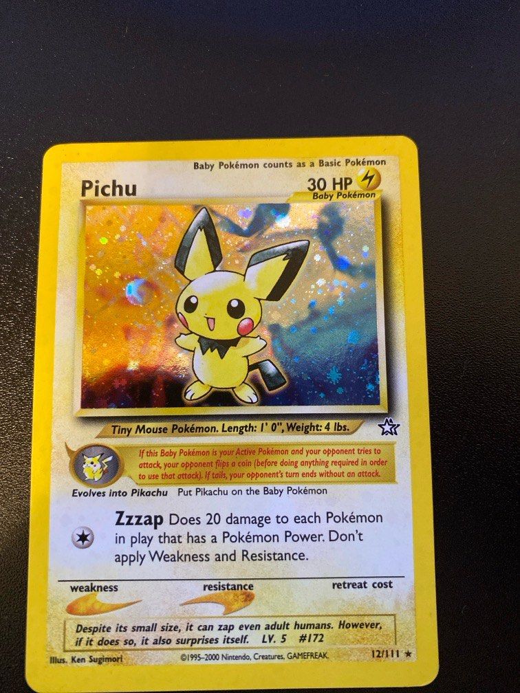 how much is a pichu pokemon card worth Pokemon - Pichu (28/123) main image 1