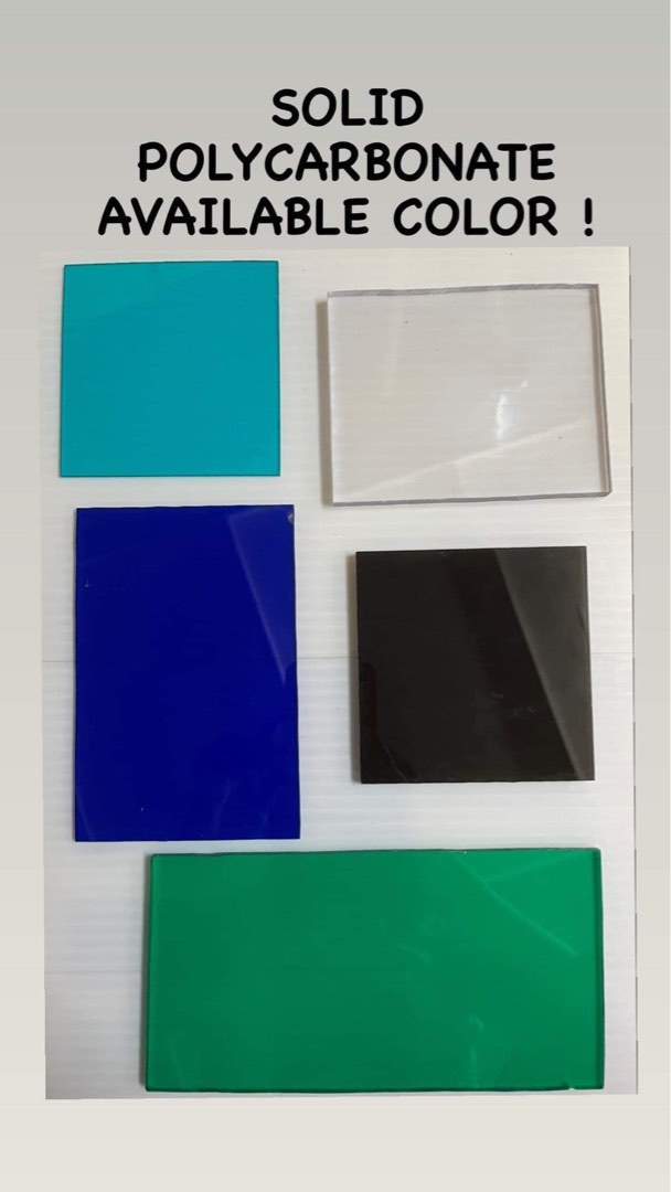 POLYCARBONATE SOLID SHEET BOTH SIDE UV COATED, Commercial & Industrial