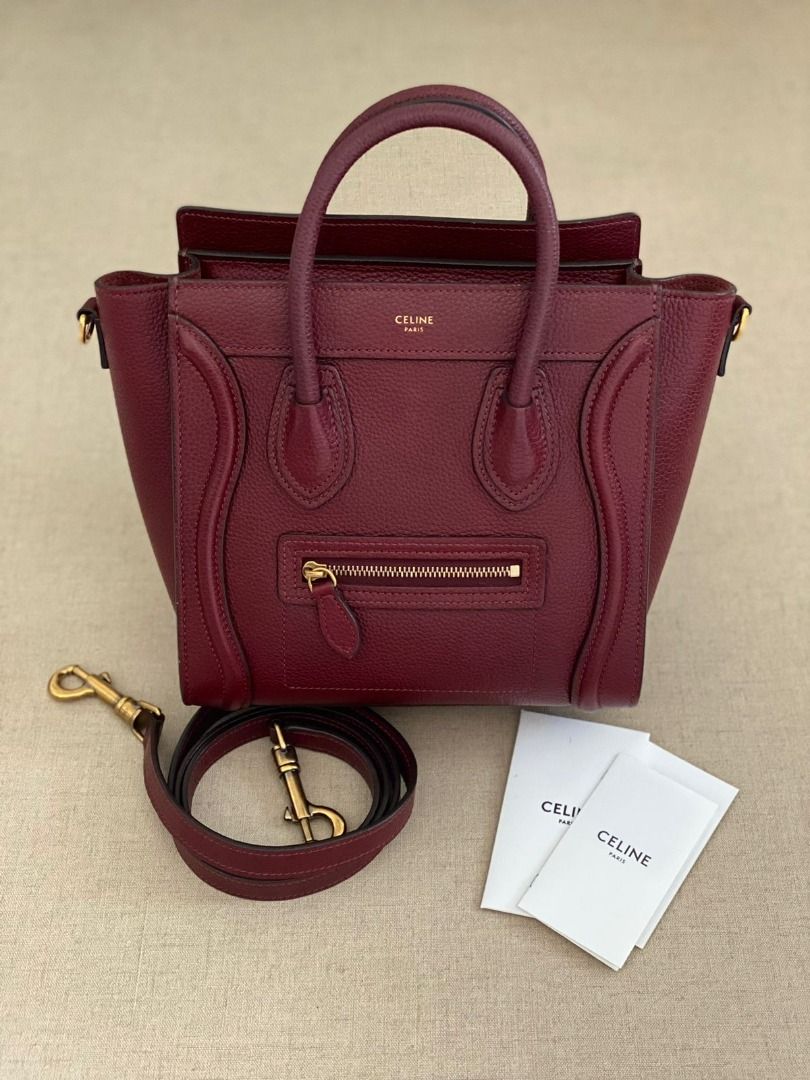 Luggage Tote Bag Celine Nano Preloved Fast Sale Preloved Celine