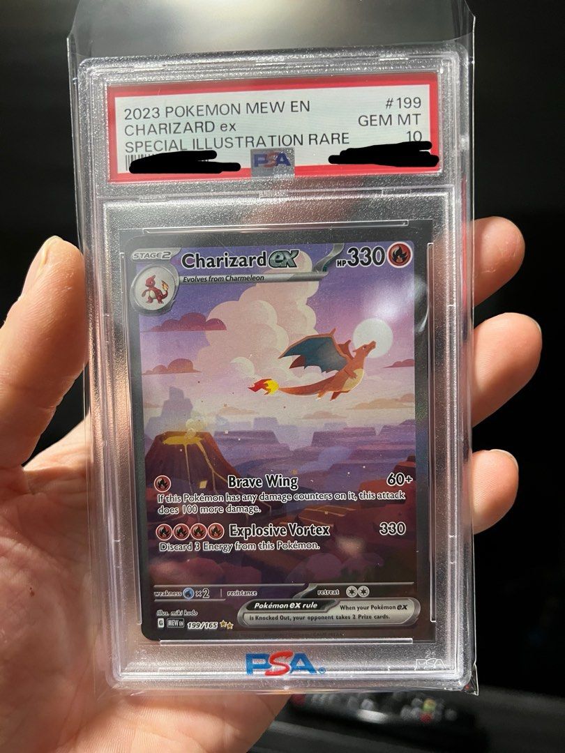 PSA 10 Charizard ex 2023 EN 151 199/165, Hobbies & Toys, Toys & Games on Carousell
