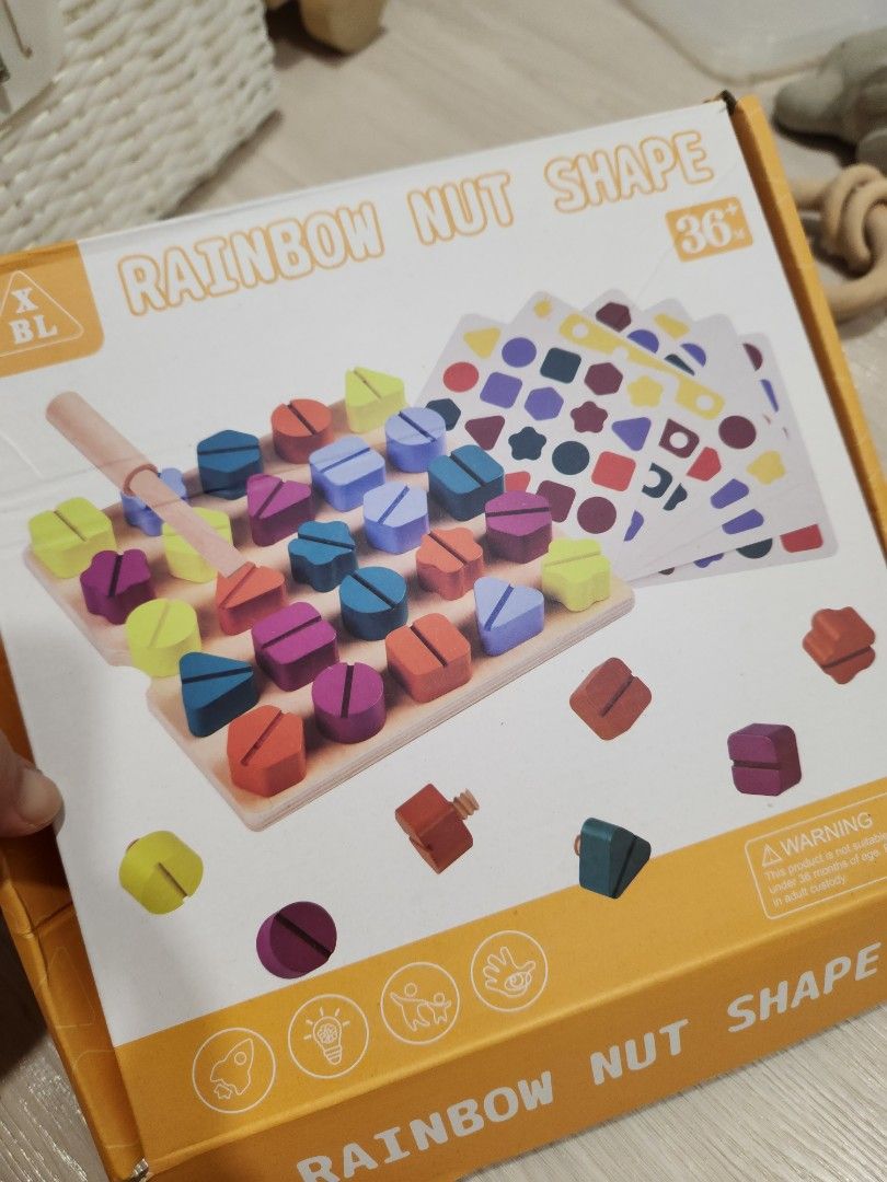 Rainbow Nut Shape, Babies & Kids, Infant Playtime on Carousell