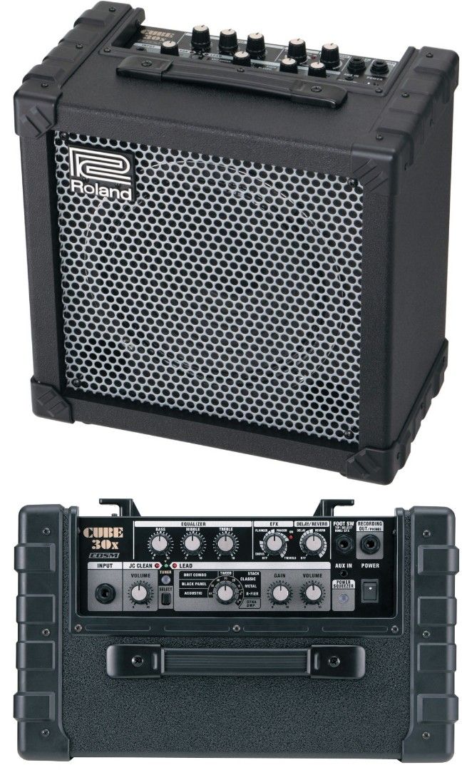 Roland Cube30X Guitar Amplifier, Hobbies & Toys, Music & Media, Music