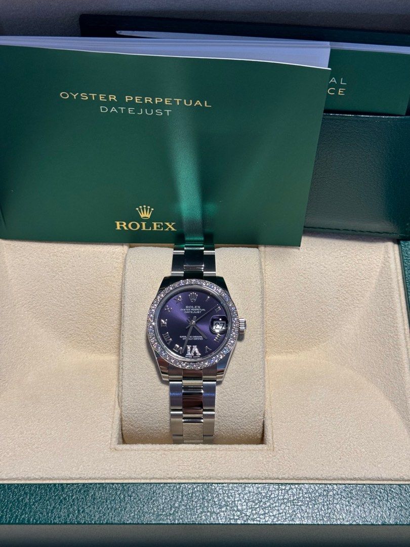 Rolex store purple bezel