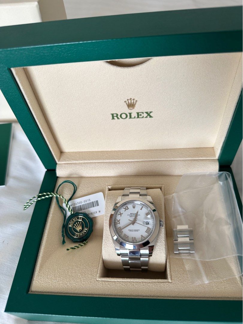 White best sale datejust 41