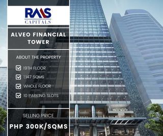 RUSH OFFICE SPACE IN ALVEO FINANCIAL, AYALA FOR SALE