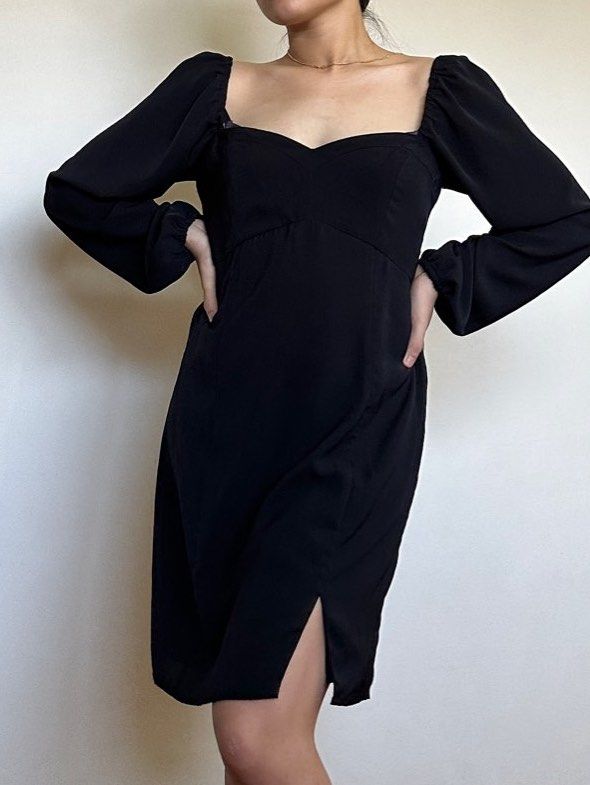 black stretchable dress The Swan Dress  Bestselling Concert Black Dress for Musicians