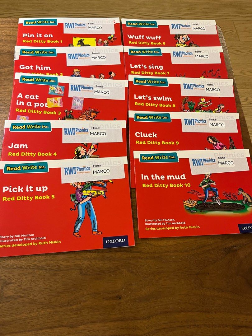 RWI, Read Write Inc, Red Ditty 110, 興趣及遊戲, 書本 & 文具, 書本及雜誌 補充練習