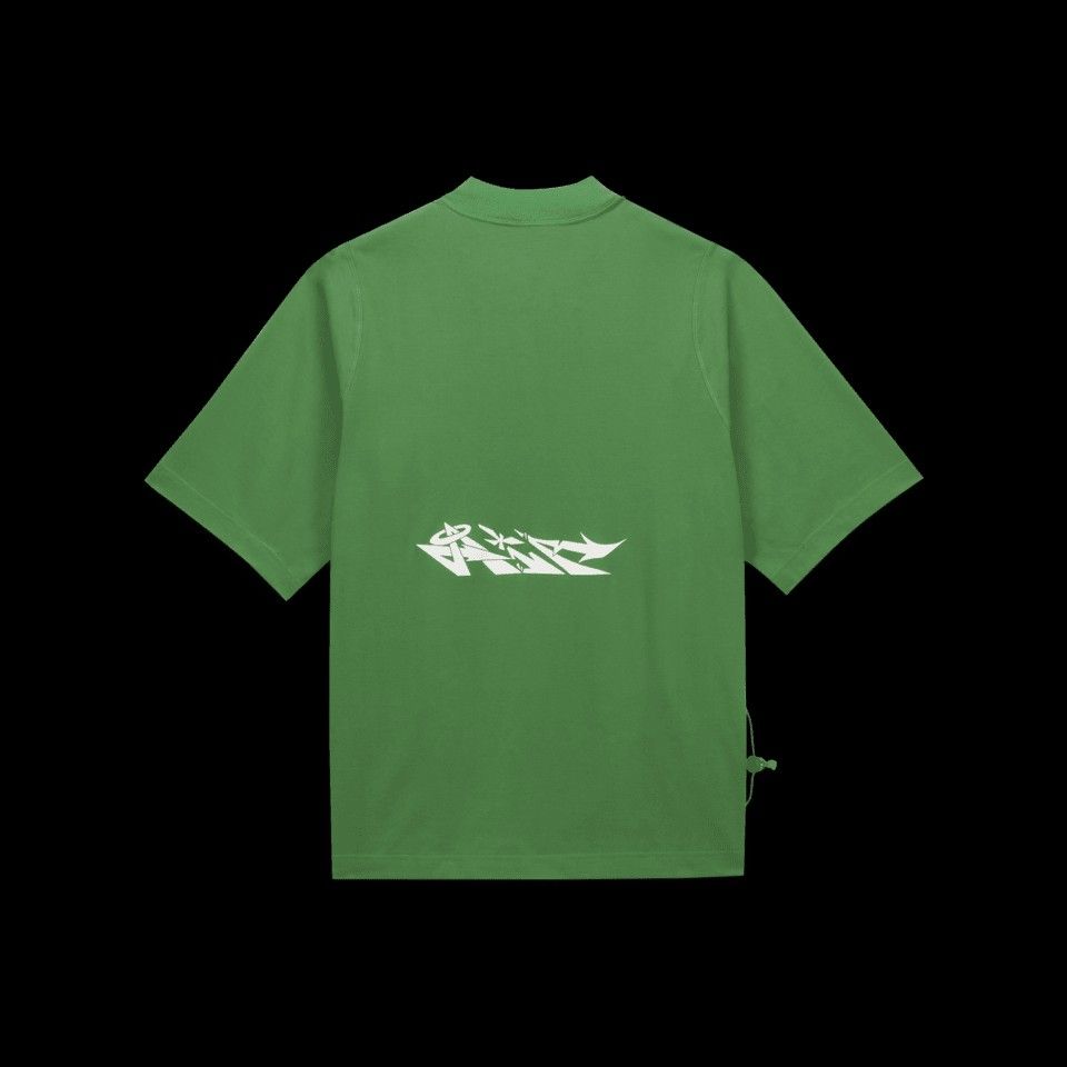 White and neon green nike shirt sale