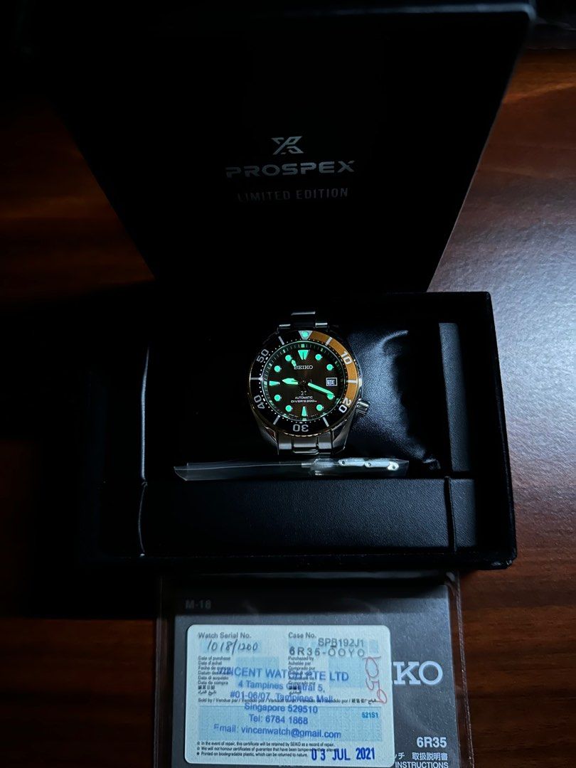 Seiko Prospex Sumo Hawksbill Rootbeer SPB192J1 Limited edition Automatic Watch Luxury Watches on Carousell