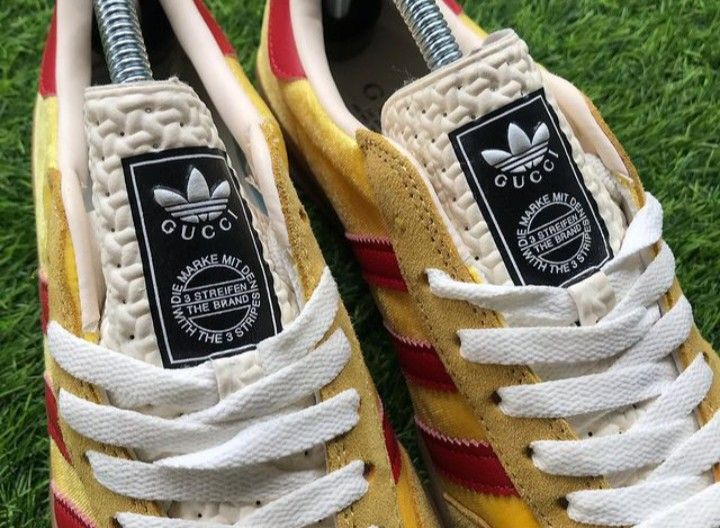 SEPATU ADIDAS GAZELLE X GUCCI, Fesyen Pria, Sepatu , Sepatu Formal di  Carousell