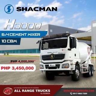 Shacman H3000 6x4 10-wheel Transit Cement Mixer Truck new for sale sinotruk howo dongfeng faw foton