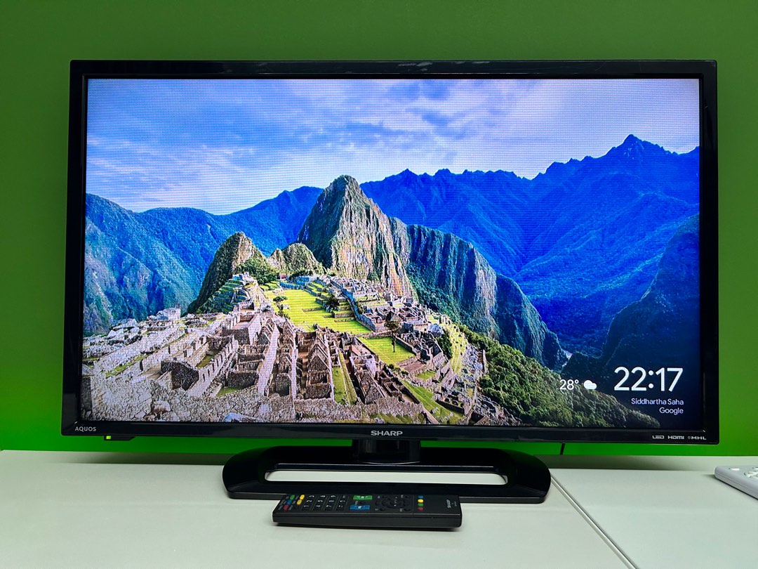 Sharp Aquos 32 inch LED TV with Chromecast, TV & Home Appliances, TV