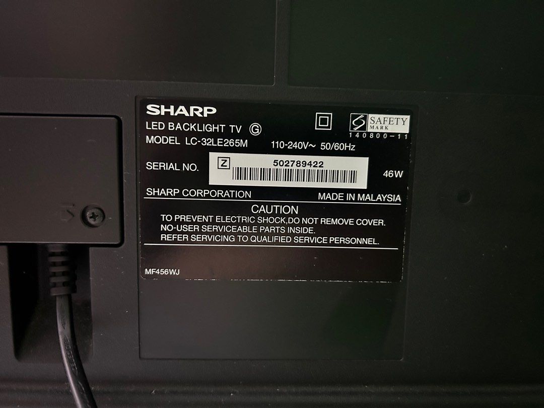 Sharp Aquos 32 inch LED TV with Chromecast, TV & Home Appliances, TV