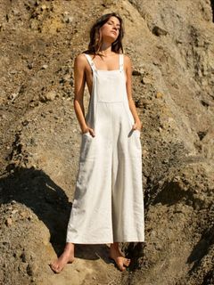 White overall jumper online